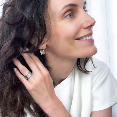 Boucles d'oreilles Bulgari "B. Zero 1" Vintage