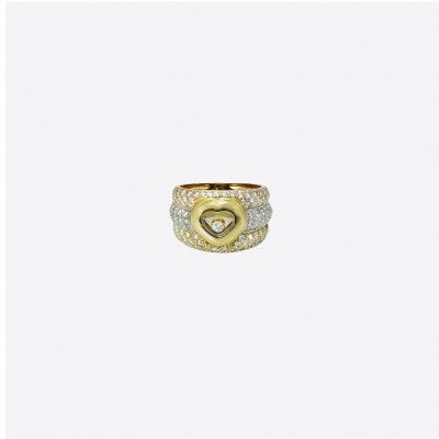 Bague Chopard "Happy Diamond" Vintage
