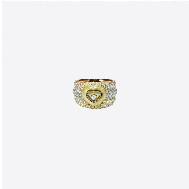 Bague Chopard "Happy Diamond" Vintage
