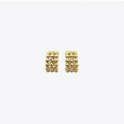 Boucles d'oreilles Dior "Perlé" Vintage