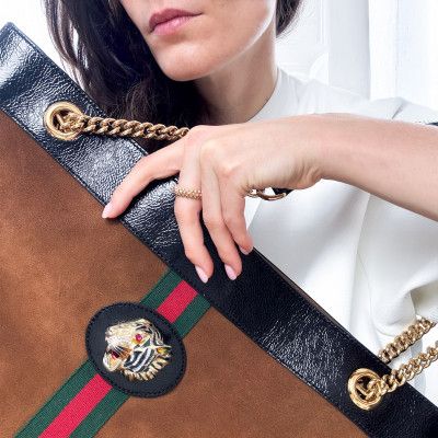 Sac Gucci Cabas "Rajah" Vintage